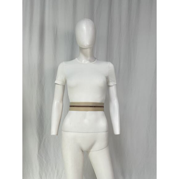 Helmut Lang 'Baby' White Cotton Tee Size S - Picture 3 of 4